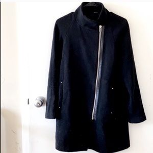Mango wool blend coat